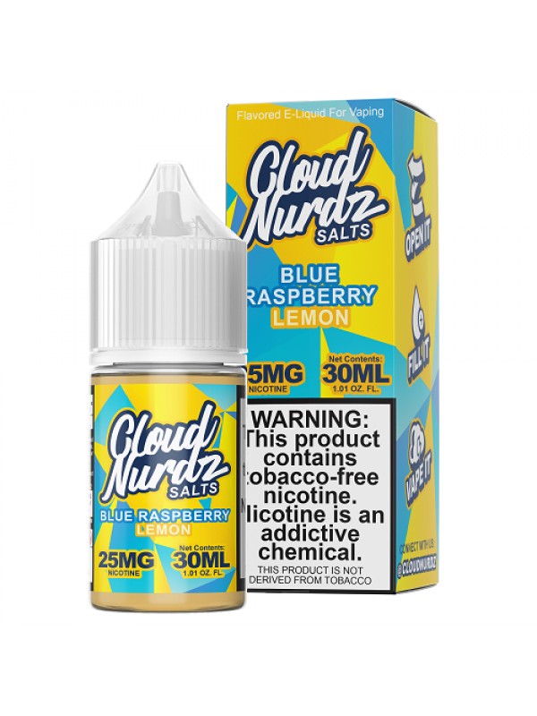Cloud Nurdz Synthetic Nicotine Blue Raspberry Lemo...