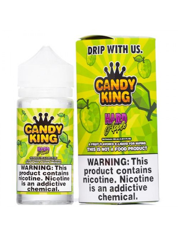 Candy King Hard Apple Synthetic Nicotine 100ml Vap...