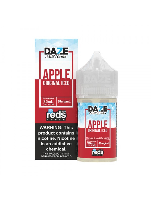 Original ICED 30ml TF Nic Salt Vape Juice - Red's Apple